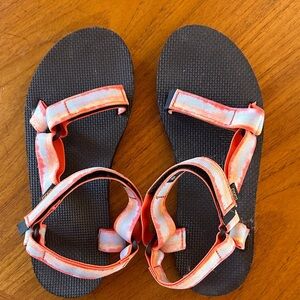 Teva Kids Sandals in Black and Orange